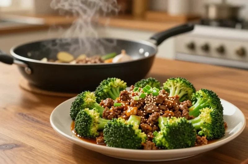 Ground Beef and Broccoli Recipe (Easy 30-Minute One-Pan Dinner)