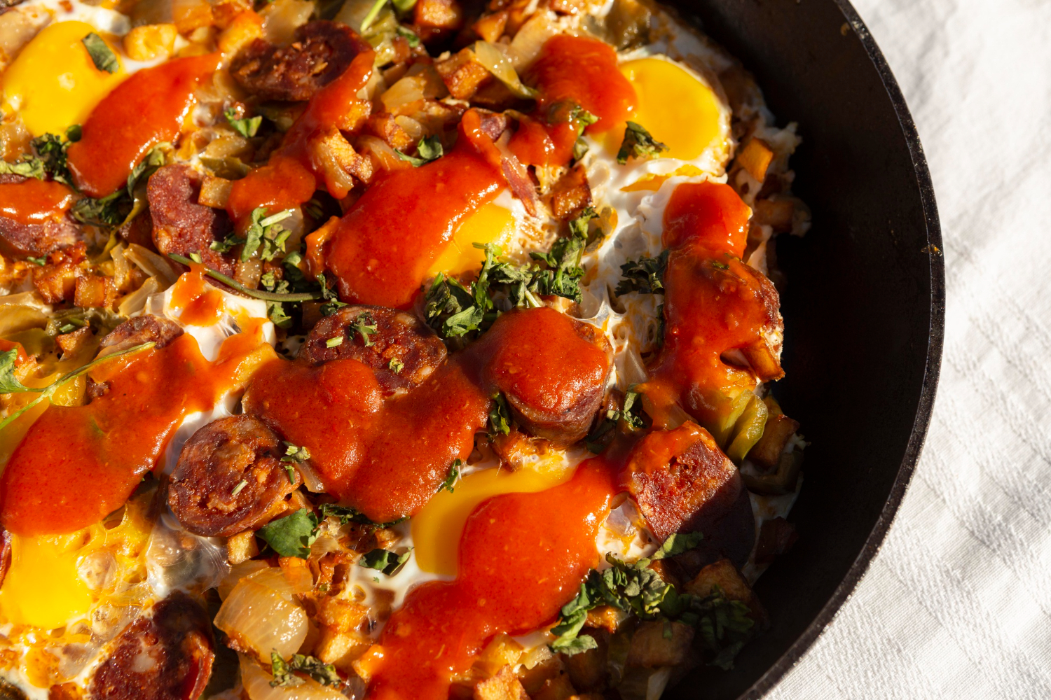 Cheesy meatball sub casserole baked with garlic bread, marinara sauce, and melted mozzarella cheese