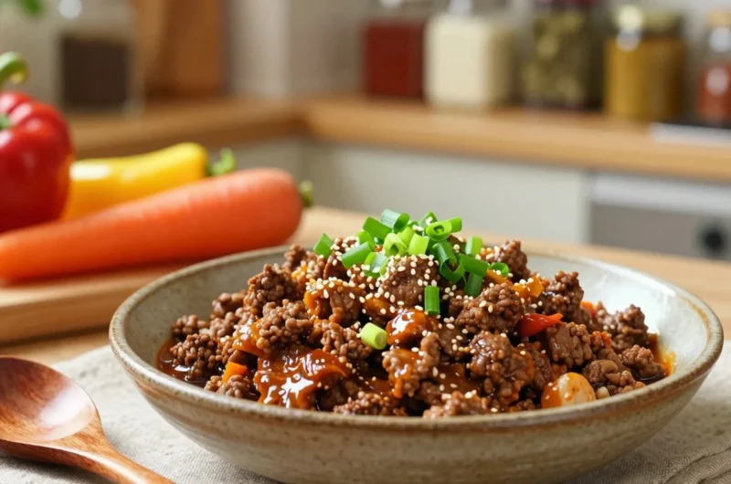 Mongolian Ground Beef Recipe (Easy 25-Minute One-Pan Dinner)