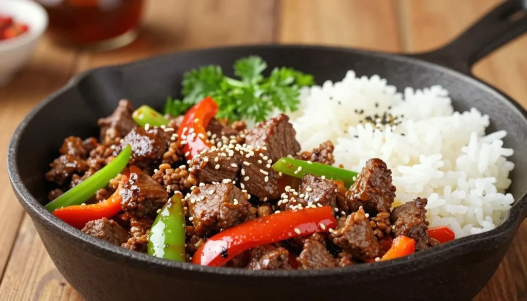 mongolian ground beef recipe: 25-Minute Sticky Skillet Magic – Good Bite Recipes