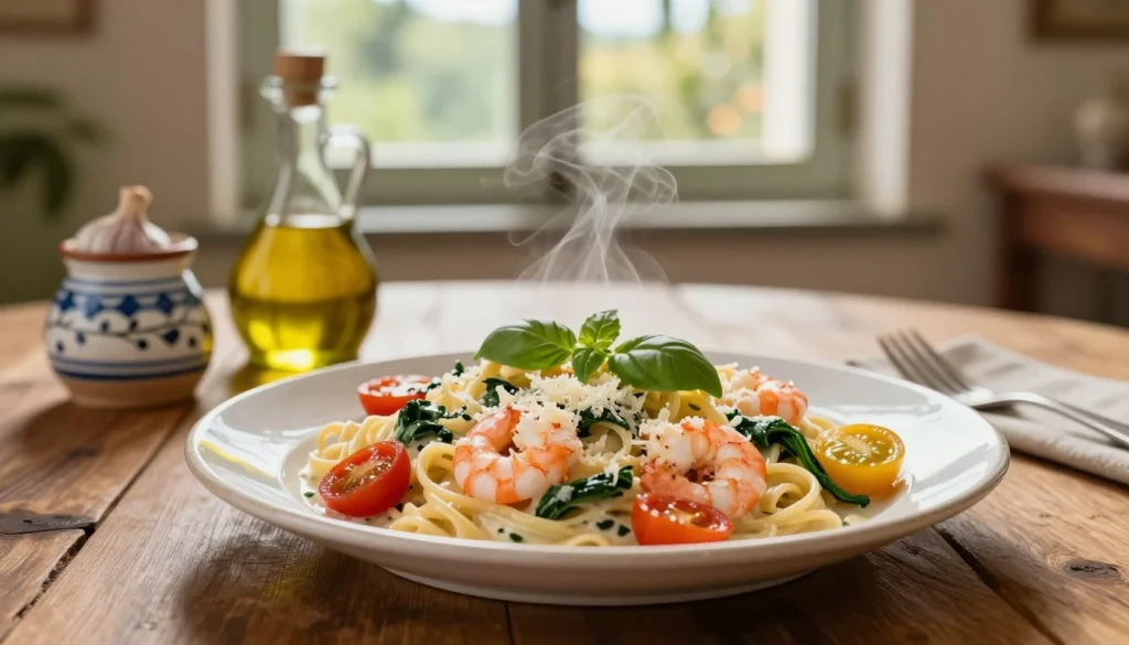 Creamy Tuscan Shrimp Pasta (Ready in 25 Minutes) Creamy Tuscan Shrimp Pasta (Ready in 25 Minutes) – Good Bite Recipes
