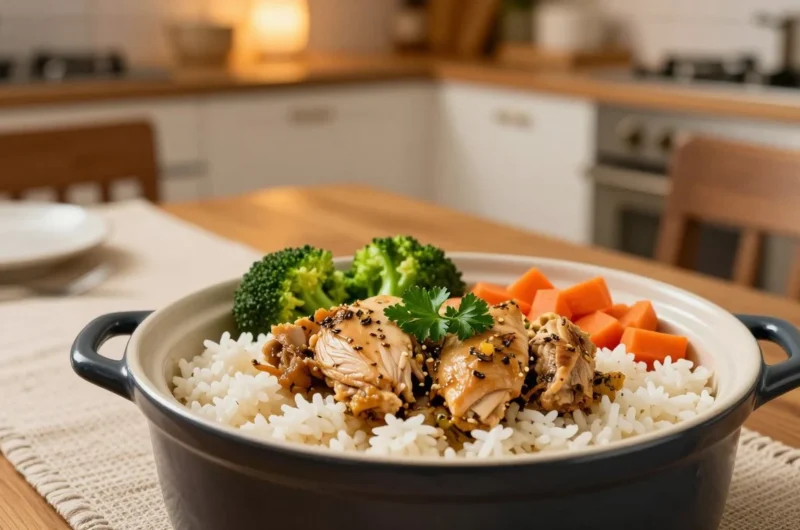 Chicken and Rice Crockpot Recipe